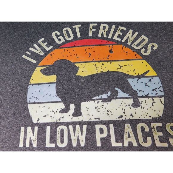 Dachshund Dog T Shirt Woman's Sz. L Slightly Fitted Stretchy Weiner Pup Humor - Picture 2 of 6